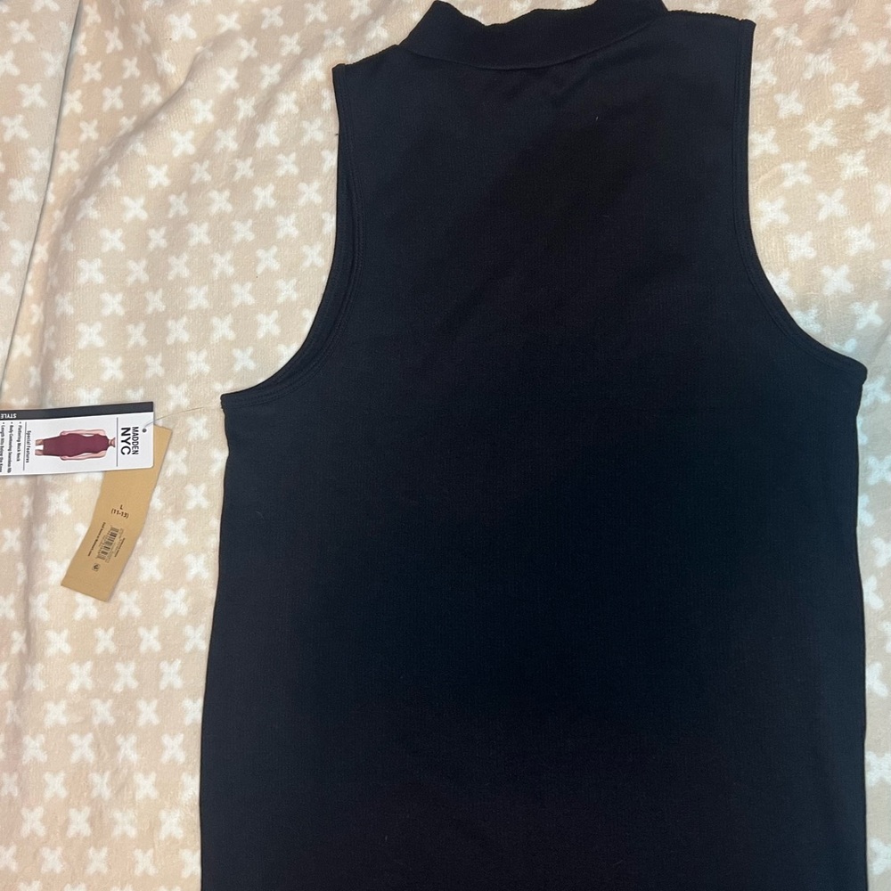 Madden NYC Sleeveless Mock Neck Dress *NWT* size L - Picture 4 of 6